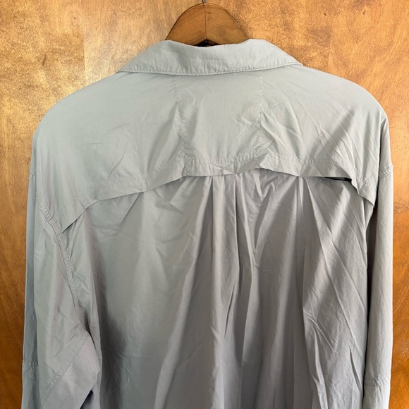 REI Co-Op Men's Tan Button Down Shirt Vented Mesh Nylon Rugged Hiking XXL Active - Picture 4 of 16